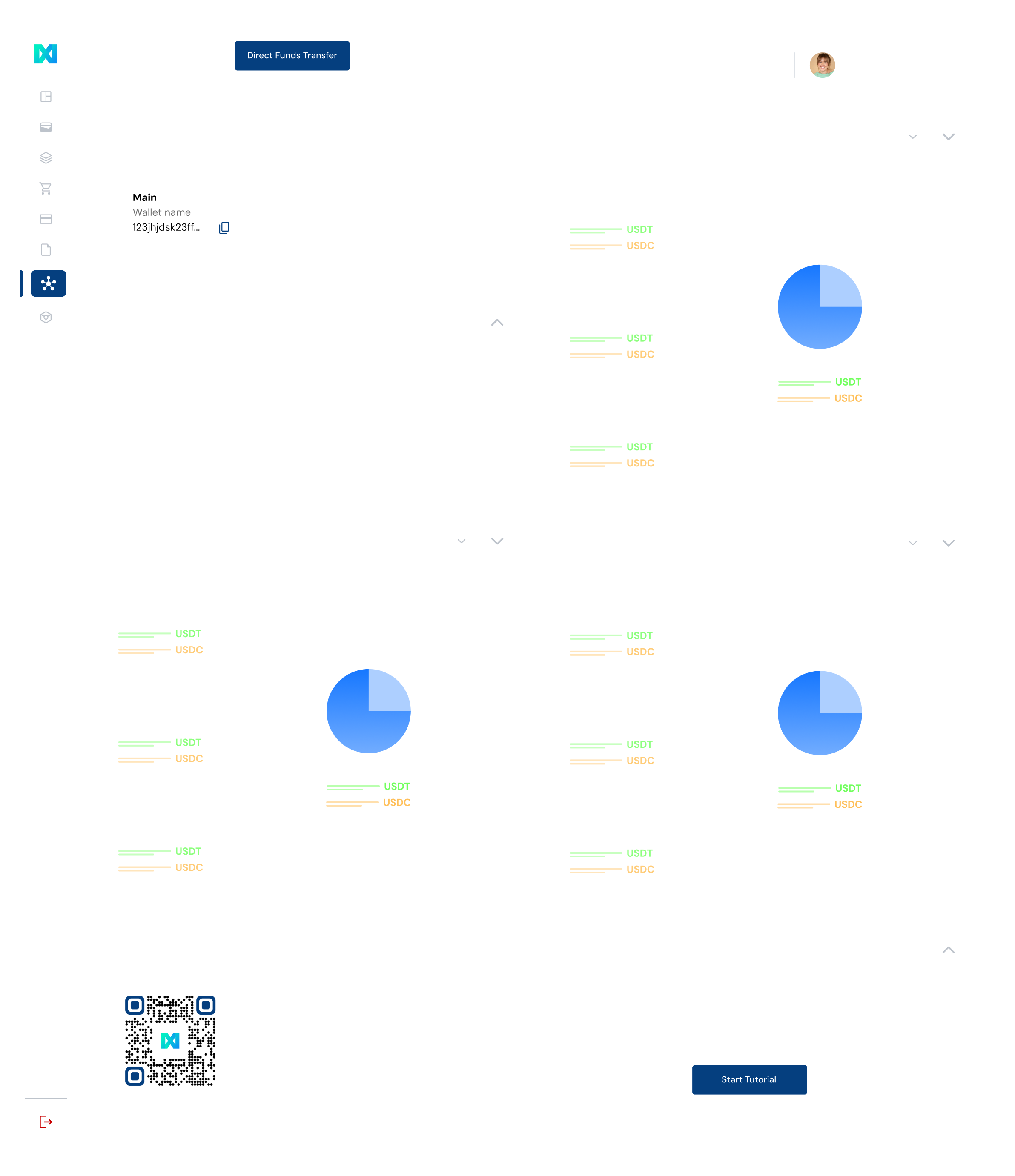 Join Nexum Yield dashboard interface